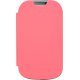 Etui coque rose made in France pour Samsung Galaxy Fame Lite S6790