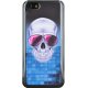 Coque made in France Tête de mort grise pour iPhone 5C