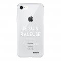 Coque iPhone 7/8/ iPhone SE 2020 360 intégrale transparente Raleuse mais heureuse blanc Tendance Evetane.