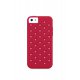 XDORIA COQUE PROTECTION SILICONE SPOTS ROSES APPLE IPHONE 5C