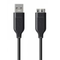 MUVIT CABLE USB 3.0 MICRO USB 3.0 NOIR DROIT 1,80m
