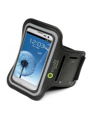 MUVIT BRASSARD UNIVERSEL GRIS XXL GALAXY S3 S4 S5