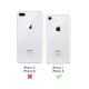 Coque iPhone 7/8/ iPhone SE 2020/ 2022 silicone transparente Pissenlit blanc ultra resistant Protection housse Motif Ecriture Tendance Evetane