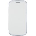 Etui coque folio blanc pour Samsung Galaxy Trend Lite S7390