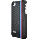BMW coque rigide noire finition carbone pour iPhone 4 / 4S