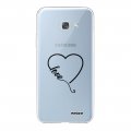 Coque Samsung Galaxy A5 2017 360 intégrale transparente Coeur love Tendance Evetane.