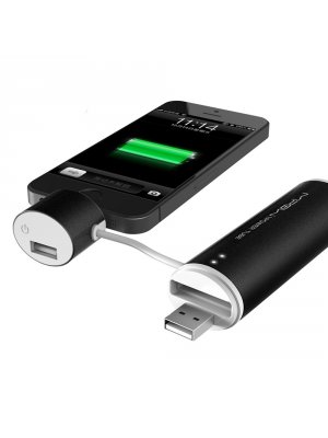 Mipow Batterie autonome Power Tube 2600 Noire avec Lightning intégré