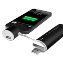 Mipow Batterie autonome Power Tube 2600 Noire avec Lightning intégré