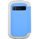 Etui coque bleu made in France pour Samsung Galaxy Fame Lite S6790