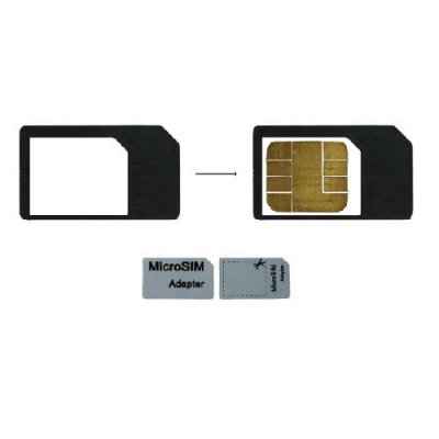 Adaptateur micro-sim sim pour iPad et iPhone 4/4S