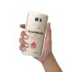 Coque Samsung Galaxy S7 silicone transparente Gourmande mais princesse ultra resistant Protection housse Motif Ecriture Tendance Evetane