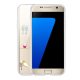 Coque Samsung Galaxy S7 silicone transparente Perruches ultra resistant Protection housse Motif Ecriture Tendance Evetane