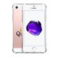 Coque iPhone 5/5S/SE anti-choc souple angles renforcés transparente Queen Evetane