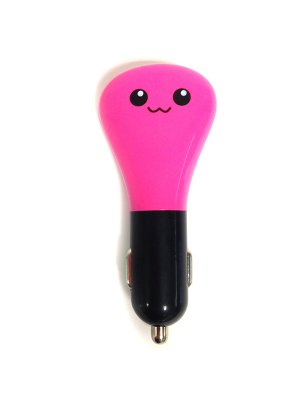 Adaptateur allume cigare USB Mignon rose