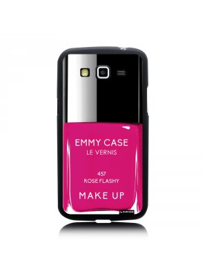 Coque vernis rose flashy pour Samsung Galaxy Grand 2 G7100