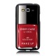Coque vernis rouge ruby pour Samsung Galaxy Core plus G3500