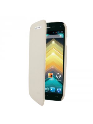 SWISS CHARGER Etui folio blanc pour Wiko Barry