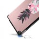 Etui Huawei MediaPad T5 10.1 pouces Ananas geometrique marbre Ecriture Motif Tendance