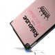 Etui Huawei MediaPad M5 10.8 pouces effet cuir grainé rose gold Raleuse mais princesse Ecriture Motif Tendance