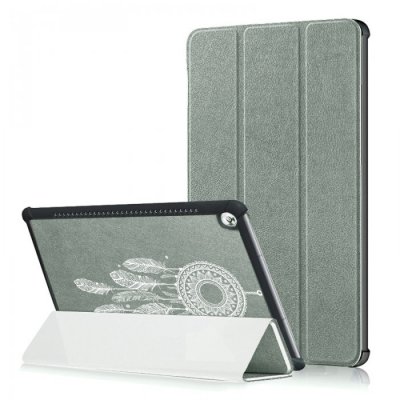 Etui Huawei MediaPad M5 10.8 pouces Attrape reve blanc Ecriture Motif Tendance