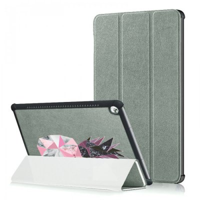 Etui Huawei MediaPad T5 10.1 pouces Ananas geometrique marbre Ecriture Motif Tendance