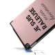 Etui Huawei MediaPad M5 10.8 pouces effet cuir grainé rose gold Raleuse Mais Heureuse Ecriture Motif Tendance