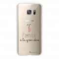 Coque Samsung Galaxy S7 360 intégrale transparente Pompette à la grenadine Tendance La Coque Francaise.