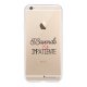Coque iPhone 6 Plus / 6S Plus silicone transparente Bavarde et impatiente ultra resistant Protection housse Motif Ecriture Tendance La Coque Francaise