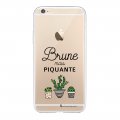 Coque iPhone 6/6S silicone transparente Brune mais piquante ultra resistant Protection housse Motif Ecriture Tendance La Coque Francaise