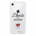 Coque iPhone 7/8/ iPhone SE 2020 360 intégrale transparente Blonde mais jalouse Tendance La Coque Francaise.
