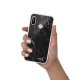 Coque Xiaomi Redmi Note 6 Pro silicone transparente Marbre noir ultra resistant Protection housse Motif Ecriture Tendance Evetane
