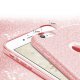 Coque silicone souple Paillettes Rose pour iPhone 6/6S