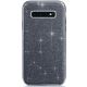 Coque Galaxy S10 Pailletes souple Silicone Gris Foncé