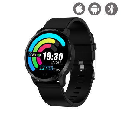 Montre connectée Bluetooth multifonctions IP67 Noir