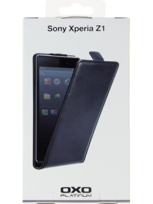 Etui à rabat noir pour Sony Xperia Z1