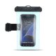 Etui waterproof smartphone avec brassard - Bleu