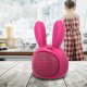 Enceinte bluetooth en forme de lapin - Rose