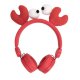 Casque filaire pour enfant en forme de crabe - rouge