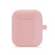 Housse de protection Airpods Silicone Liquide Rose