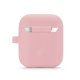 Housse de protection Airpods Silicone Liquide Rose