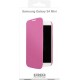 Etui livre rose pour Samsung Galaxy S4 Mini