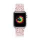 Bracelet Apple Watch en cuir 38-40mm Terrazzo Rose Evetane