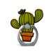 Anneau support pour Smartphone en forme de cactus