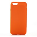 Coque en silicone orange pour Apple iPhone 6 et 6S 