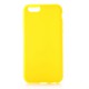 Coque en silicone jaune pour iPhone 6 4.7"
