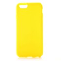 Coque en silicone jaune pour Apple iPhone 6 et 6S 