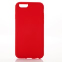Coque en silicone rouge pour Apple iPhone 6 et 6S 