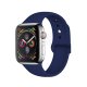 Bracelet 38/40 mm compatible avec Apple Watch silicone - Bleu Marine