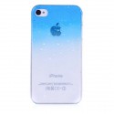 Coque bleue dégradé bulles pour iPhone 4 / 4S