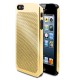 Coque dorée metal perforé pour iPhone 4 / 4S